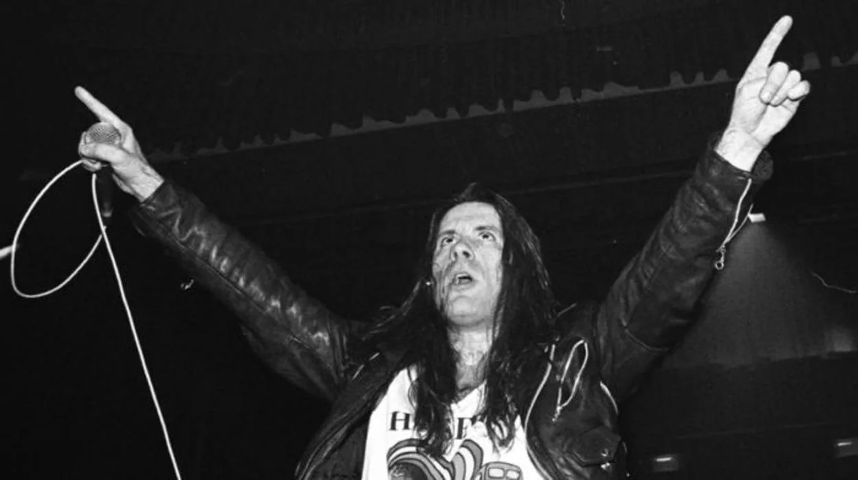 Bruce Dickinson durante su concierto en Sarajevo