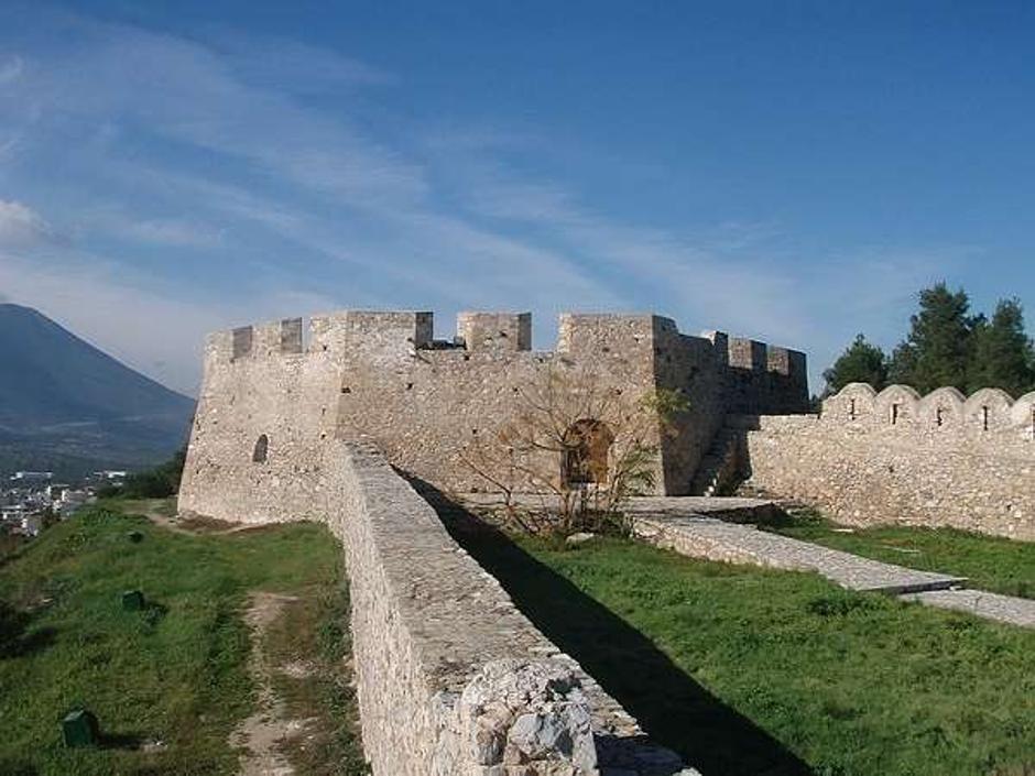 El castillo de Karababa, en Calcis