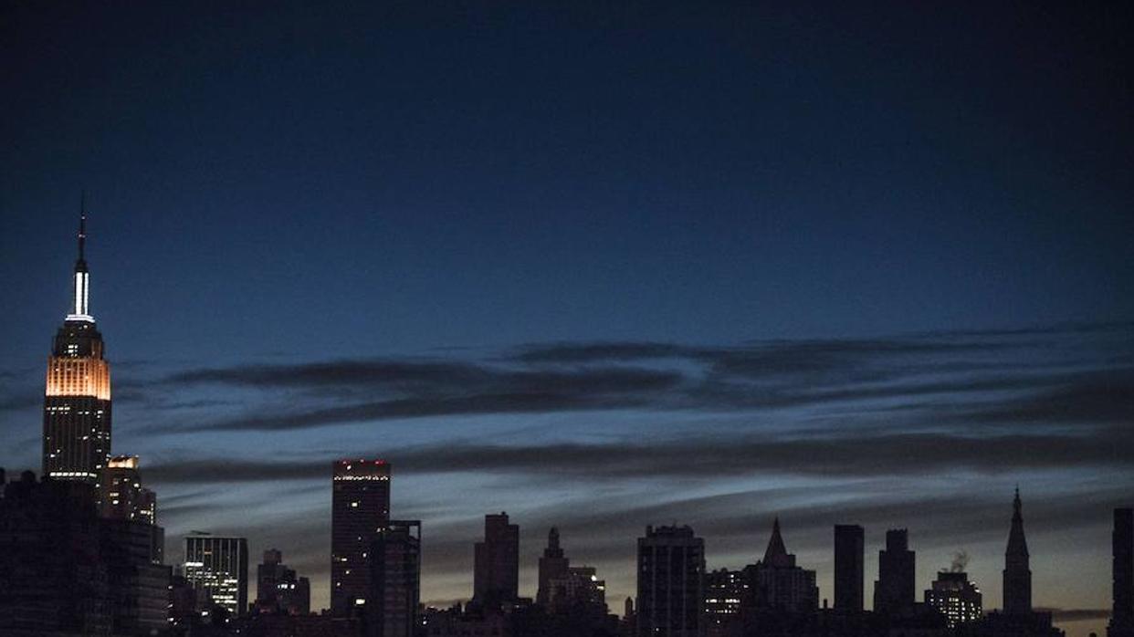 El «skyline» de Manhattan, con el Empire State a la izquierda