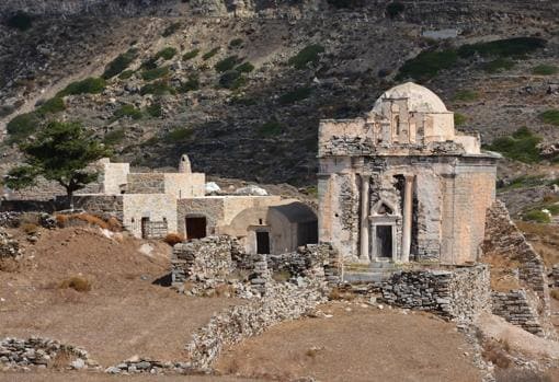 La tumba se encontró en Sikinos, al sureste de Atenas