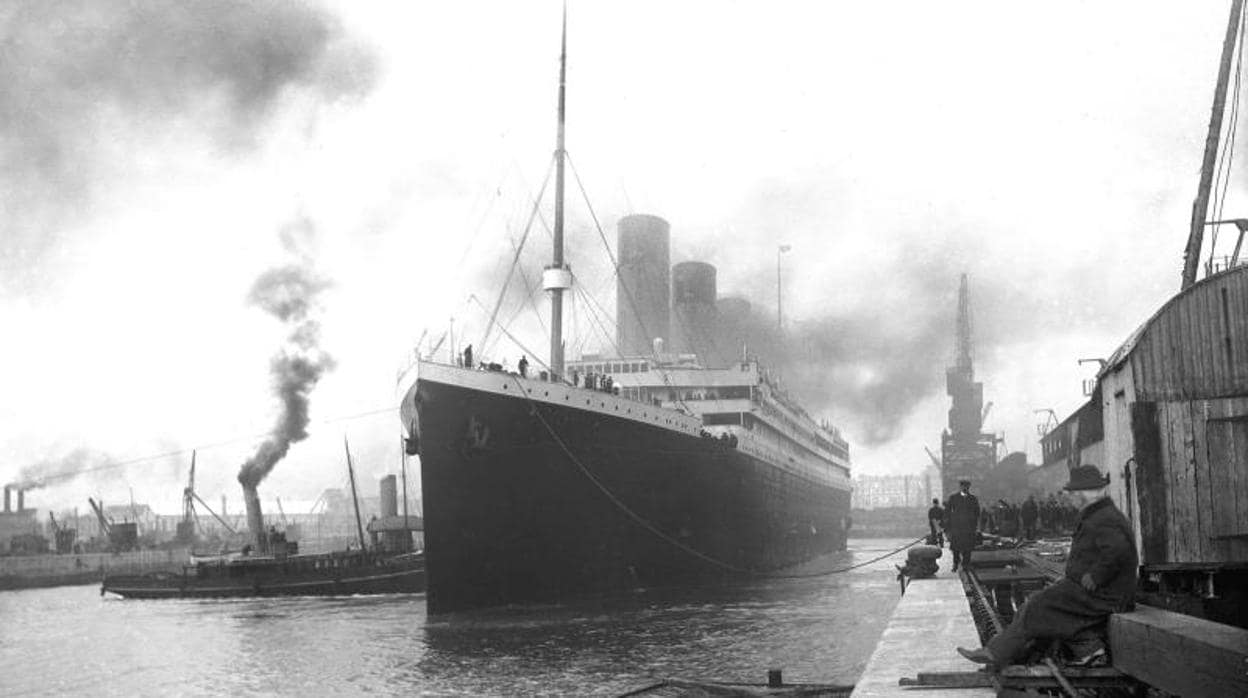 El Titanic en el puerto de Southampton