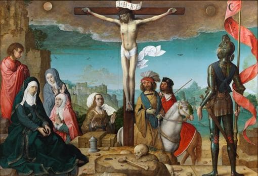«La Crucifixión» de Juan de Flandes