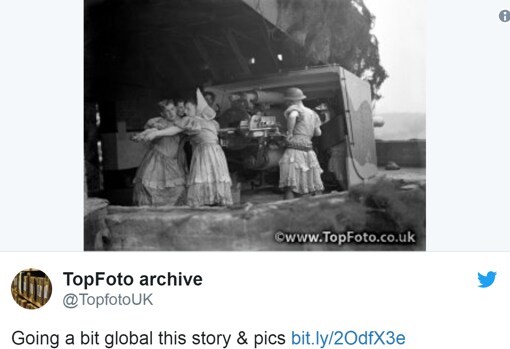 Descubren las fotos censuradas de unos soldados británicos travestidos de mujer combatiendo a los nazis
