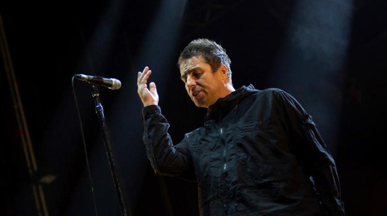 El cantante británico Liam Gallagher durante el concierto