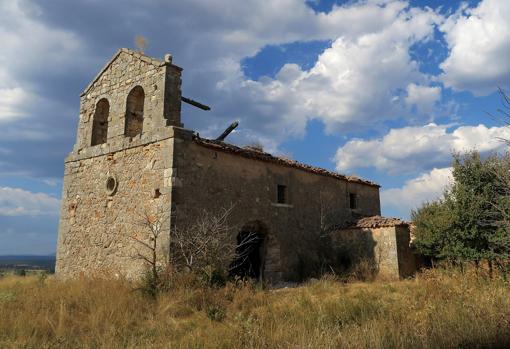 La ermita, en Rioseco de Soria