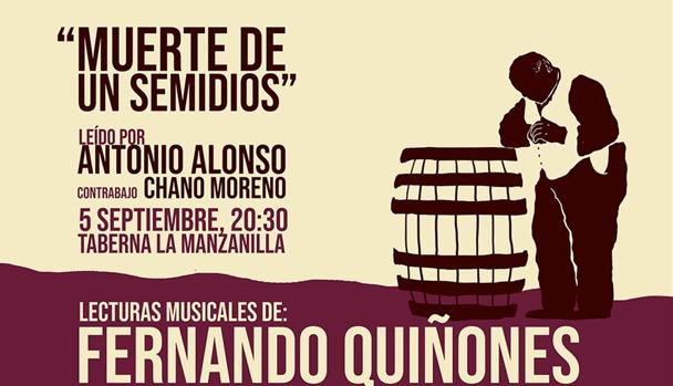 Continúan las Lecturas Musicales de Fernando Quiñones en la capital con 'Muerte de un semidios'