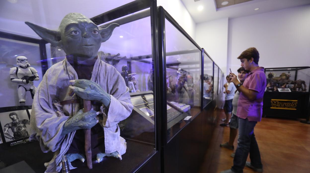 El maestro Yoda, uno de los protagonistas de la muestra.