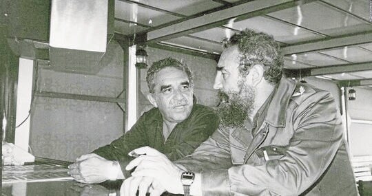 García Márquez con Fidel Castro