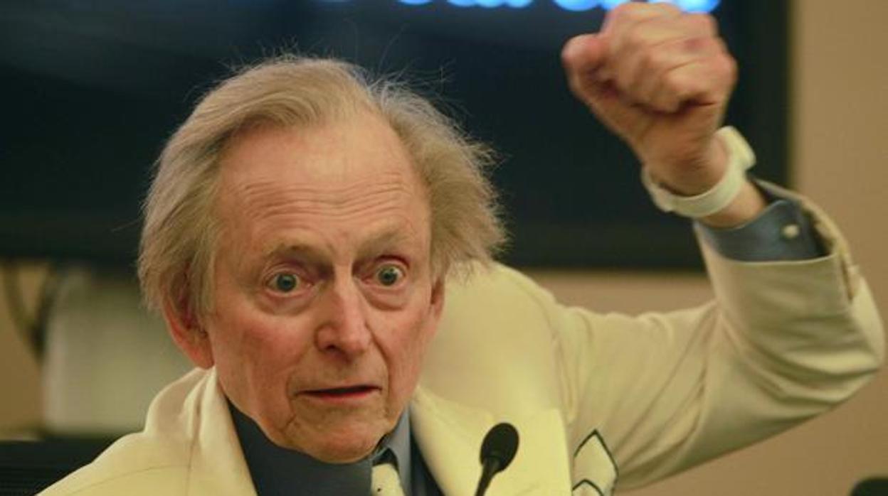 Tom Wolfe, durante su útima visita a Barcelona