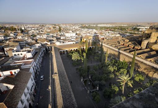 Vista aérea de la mezquita catedral de Córdoba