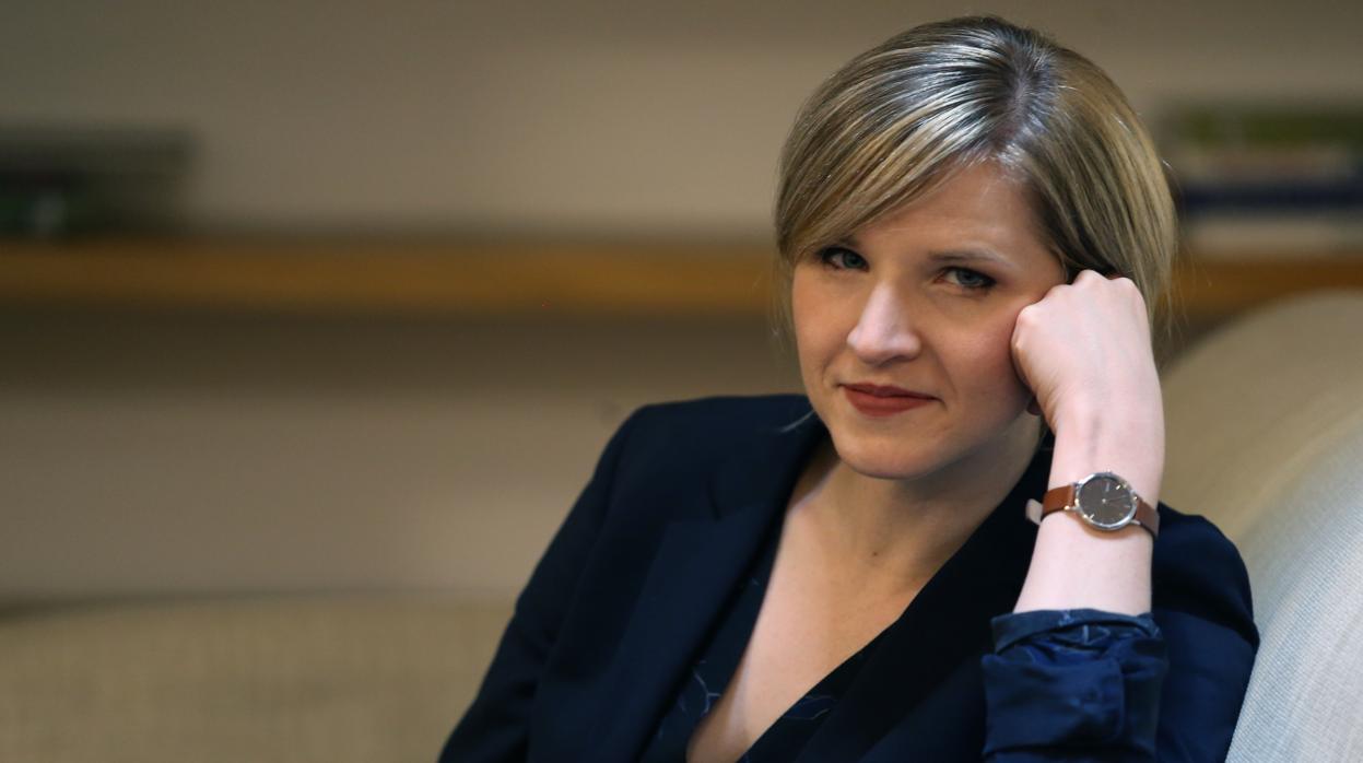 Tara Westover, fotografiada a su paso por Madrid