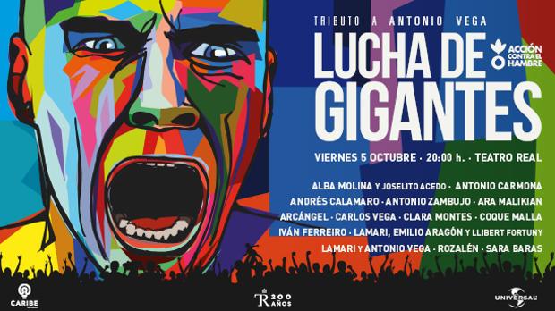 Lucha de gigantes: un concierto para luchar contra el hambre