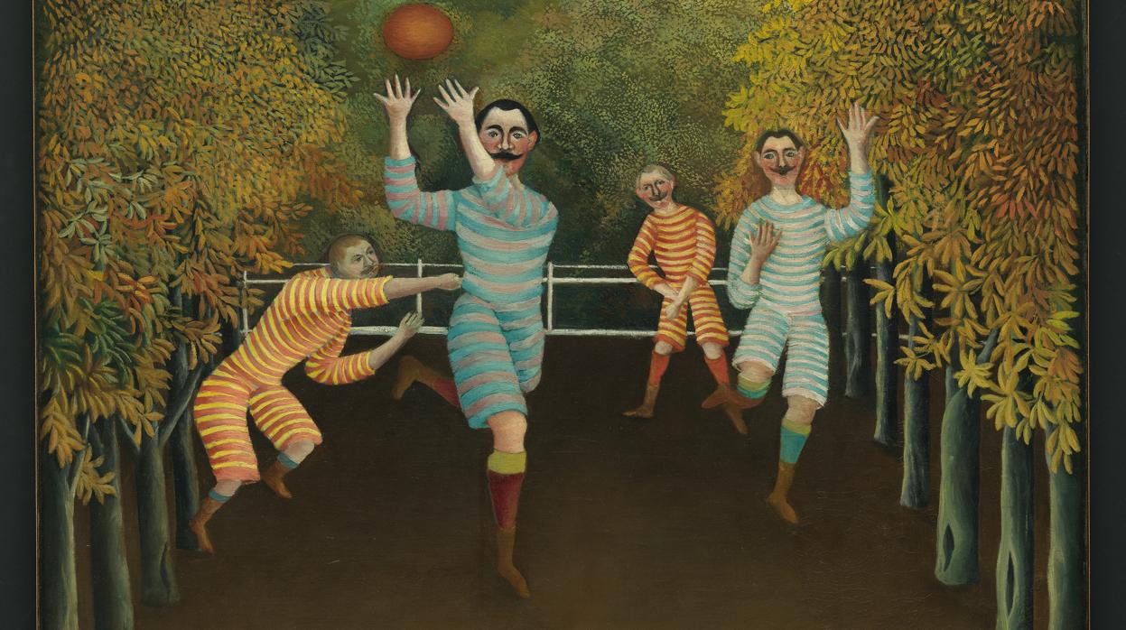 «Los jugadores de fútbol», de Henri Rousseau