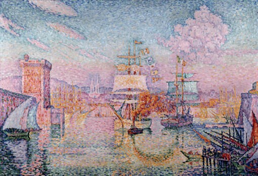 «La entrada del puerto de Marsella» (1911), de Paul Signac. Museo d'Orsay, París