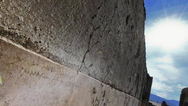 Un grafito hallado en Pompeya cambia la fecha de la erupción del Vesubio