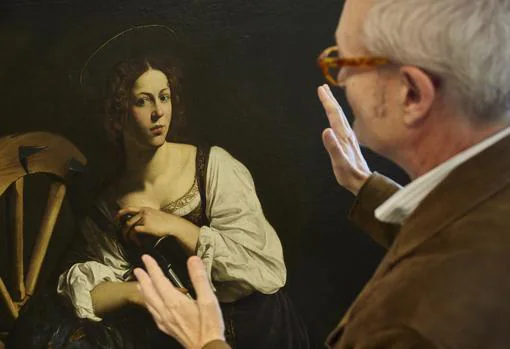 Ubaldo Sedano explica a ABC los detalles de la restauración del cuadro de Caravaggio