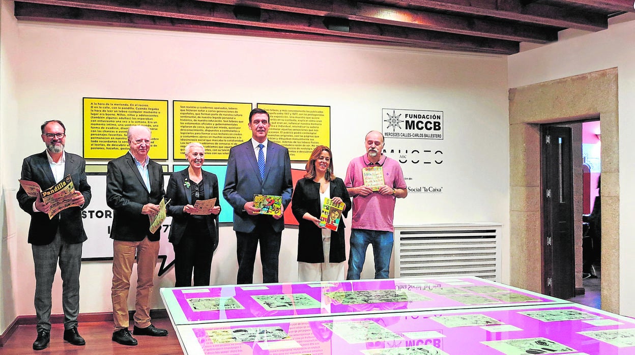 La inauguración de la exposición, en la Fundación MCCB en Cáceres