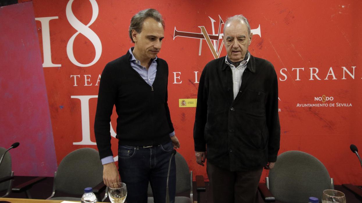 Pedro Halffter y Tomás Marco en el Teatro de la Maestranza