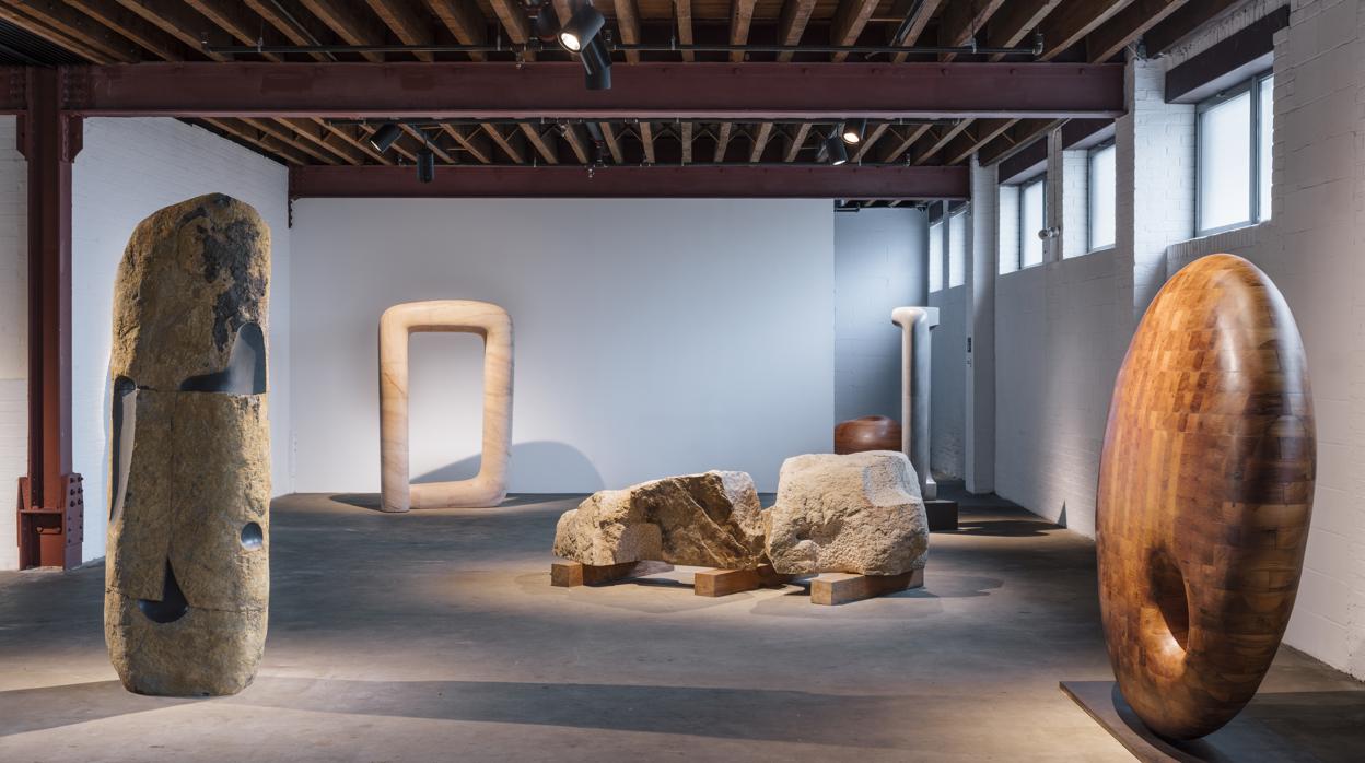 Obras de Jorge Palacios en el Museo Noguchi