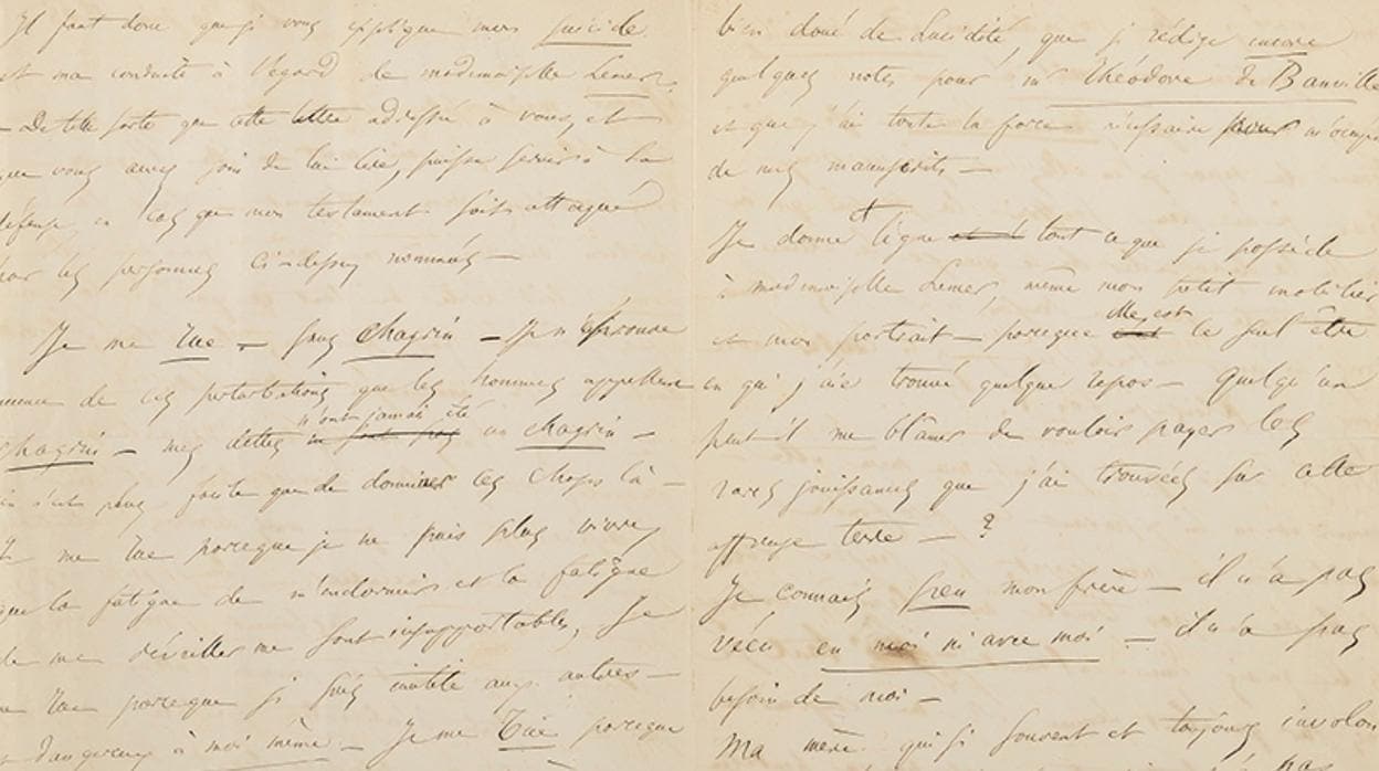 La carta en la que el poeta anunciaba su suicidio