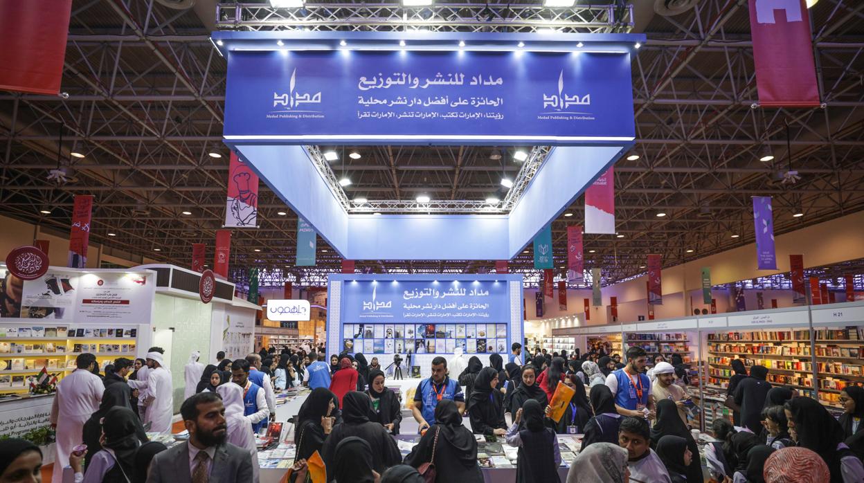 Vista del Expo Center de Sharjah durante su Feria Internacional del Libro