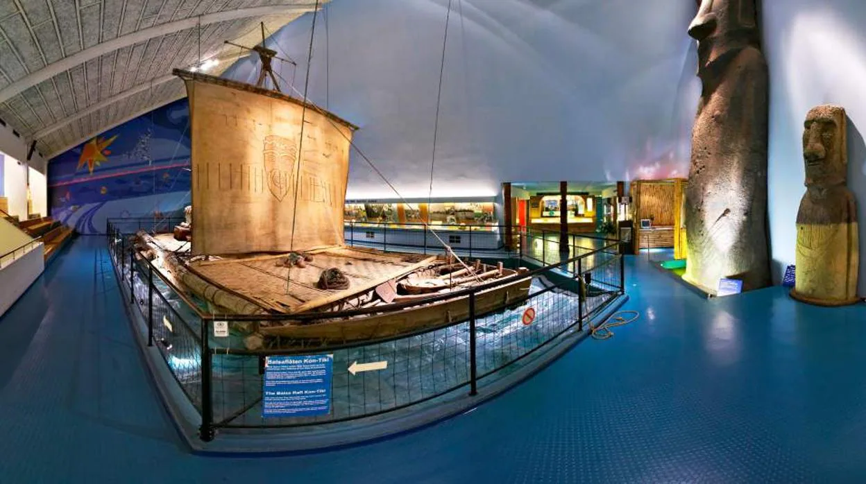 El museo Kon-Tiki, en Noruega