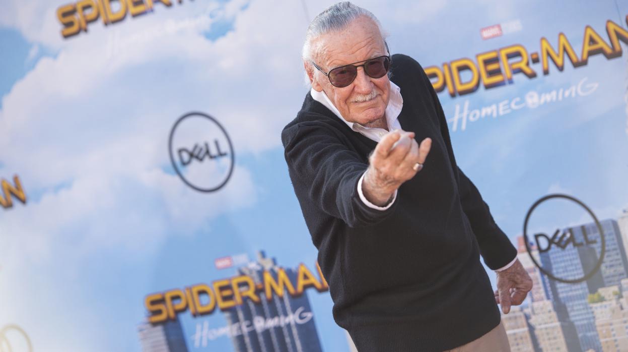 Stan Lee, en el Teatro Chino de Hollywood el año pasado en el estreno de una película de Spider-man