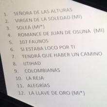 Setlist del concierto de Los Planetas y el Nicho de Elche, en Casa Patas, cuyo orden cambiaron en alguna canción