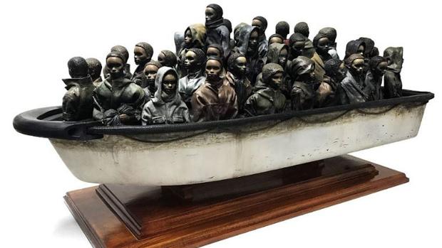 Banksy está de Navidad: vende una escultura original por solo 2 libras... pero con una condición