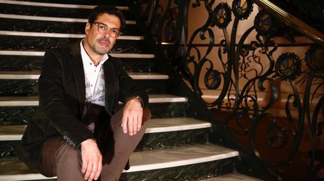 José Ángel Hevia, presidente de la SGAE, en el Palacio de Longoria