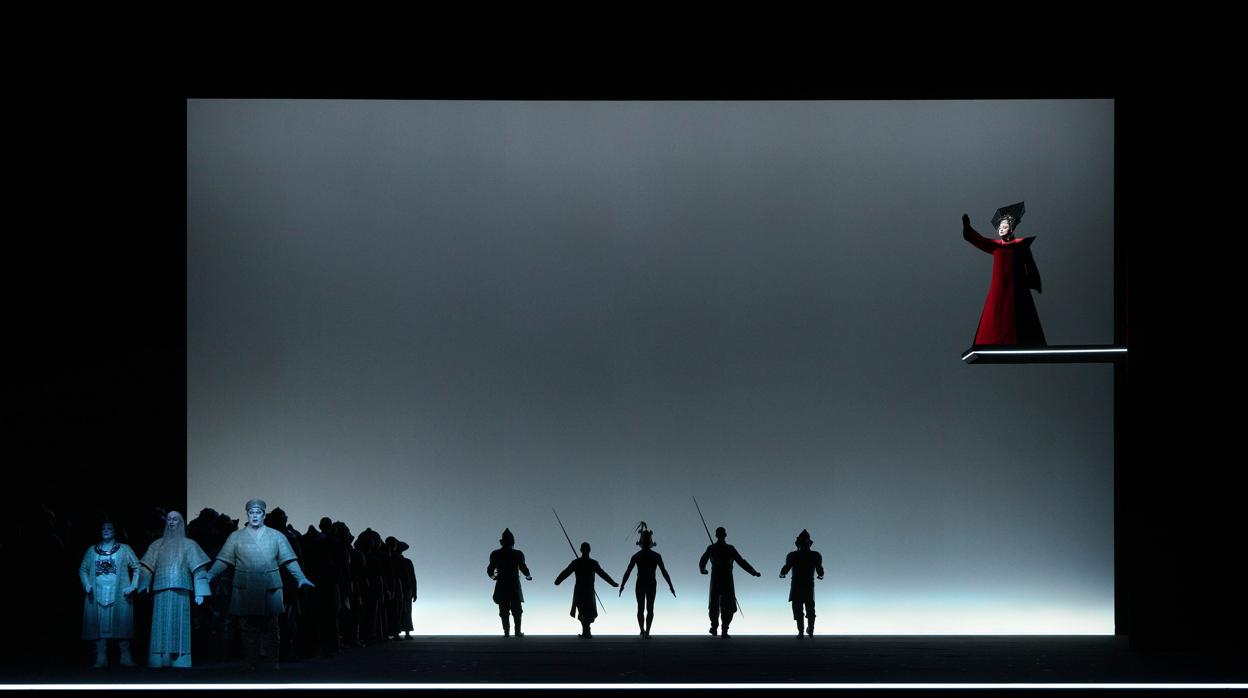 Una escena de «Turandot», actualmente en cartel en el Teatro Real