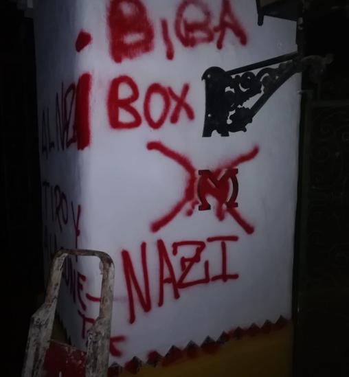 Pintadas en la finca de Morante por su apoyo a Vox: «Al nazi, tiro y cuneta»