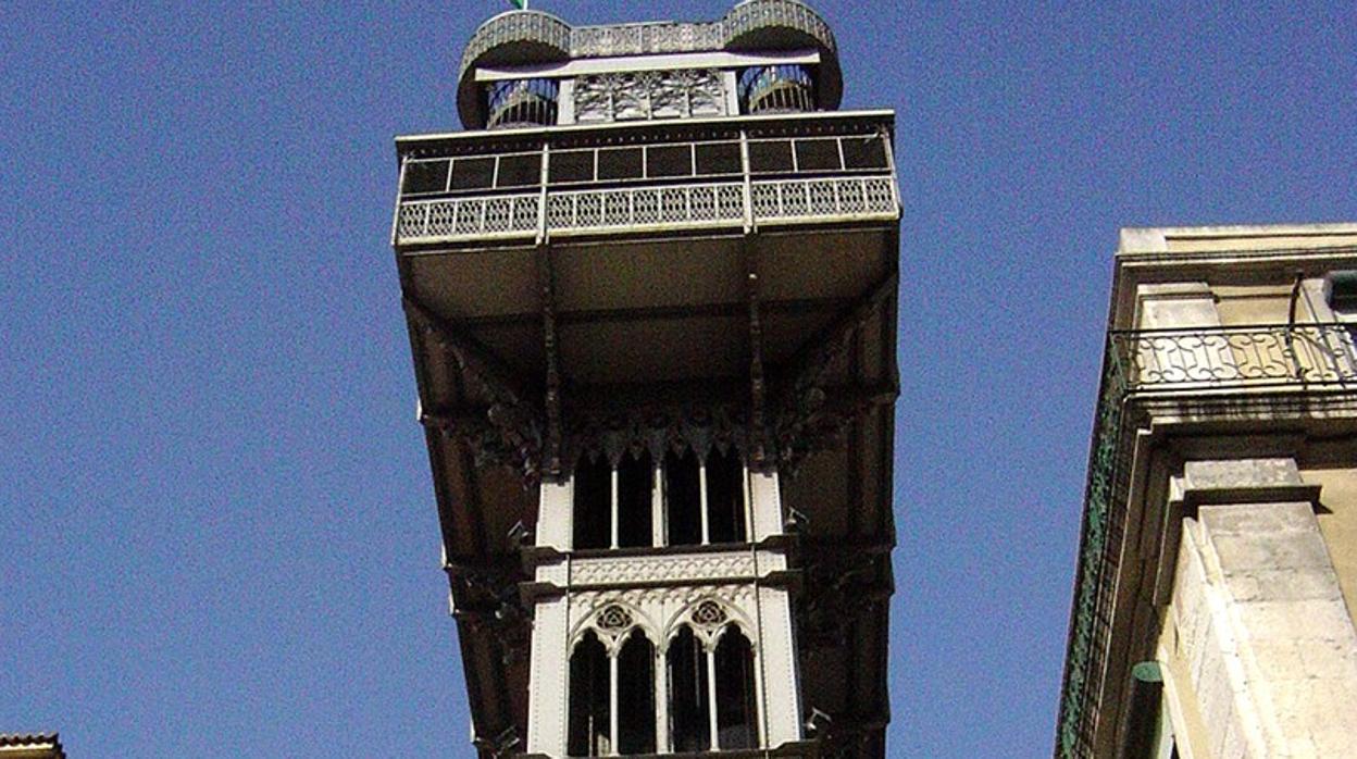 Elevador de Santa Justa en Lisboa