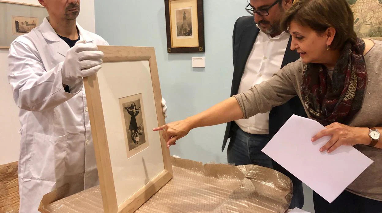 En la localidad de Utrera han desembarcado una decena de grabados de Goya para ilustrar esta exposición