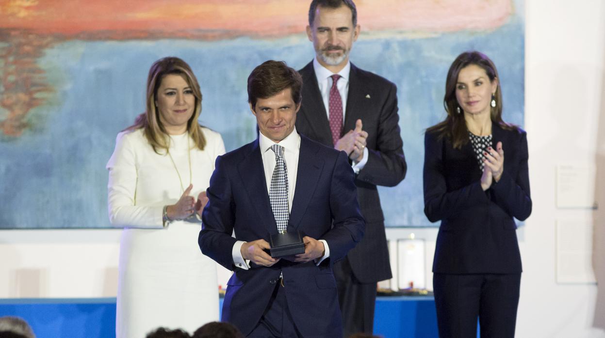 El Juli recibió la Medalla de Oro de las Bellas Artes en 2016 de manos de Sus Majestades los Reyes