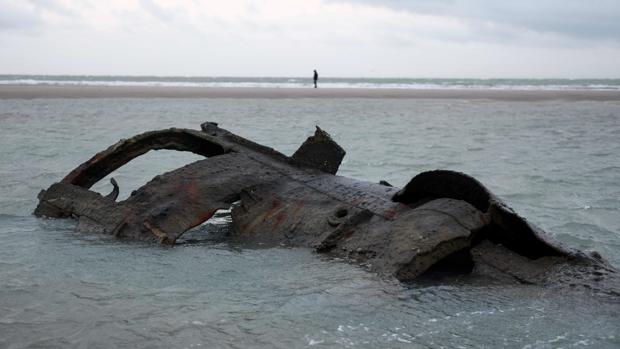 La marea descubre un mortífero submarino alemán de la I Guerra Mundial