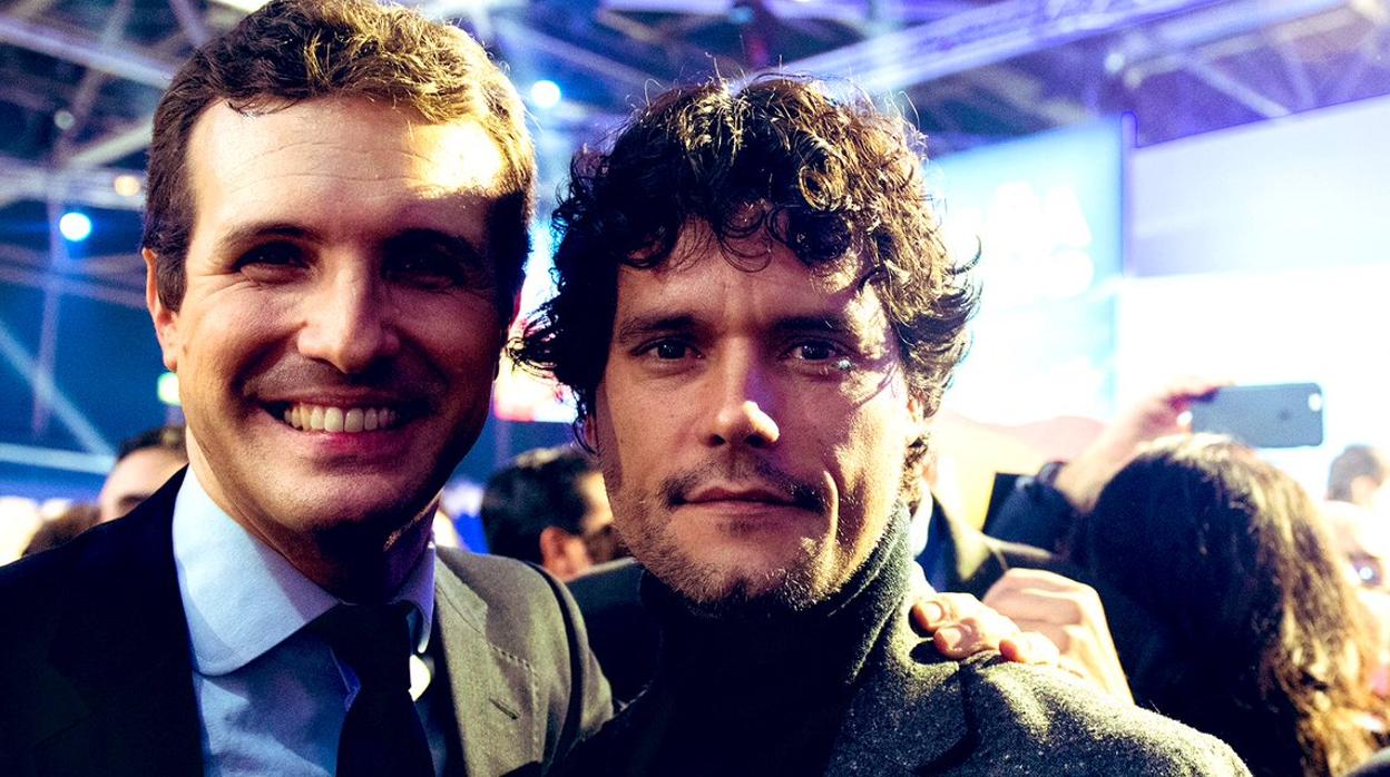 Pablo Casado y Miguel Abellán, en la Convención Nacional del PP en Madrid