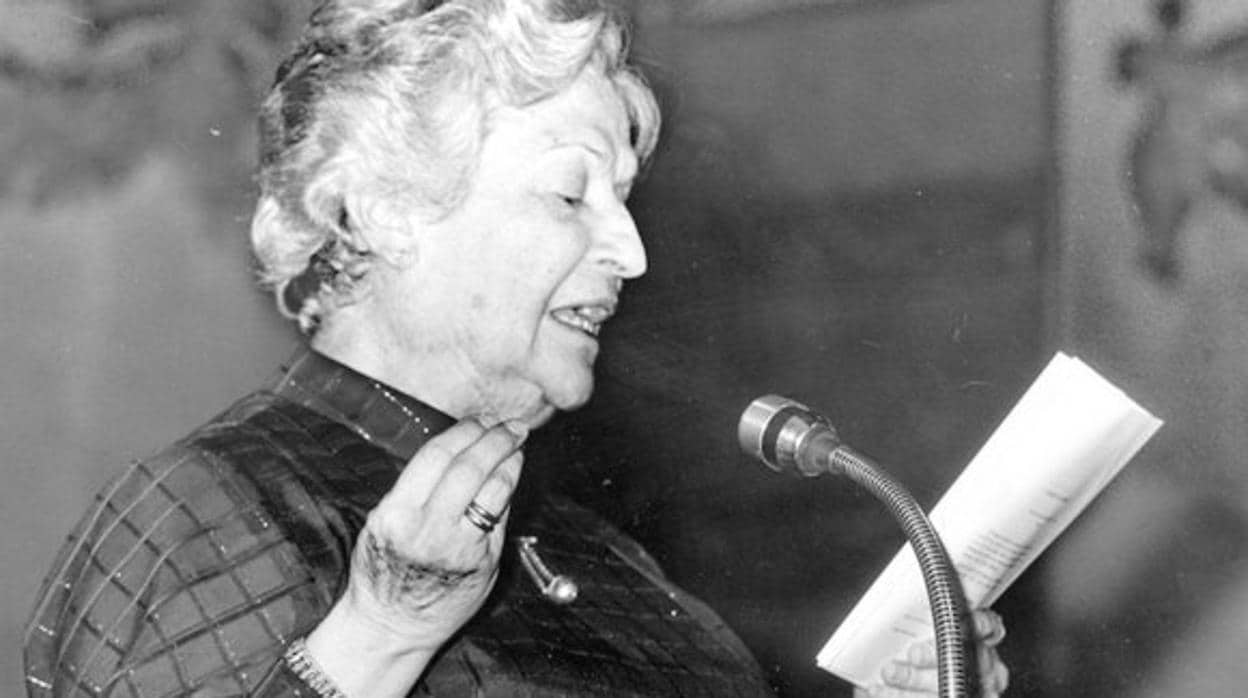 Carmen Conde leyó su discurso de ingreso el 28 de enero de 1979