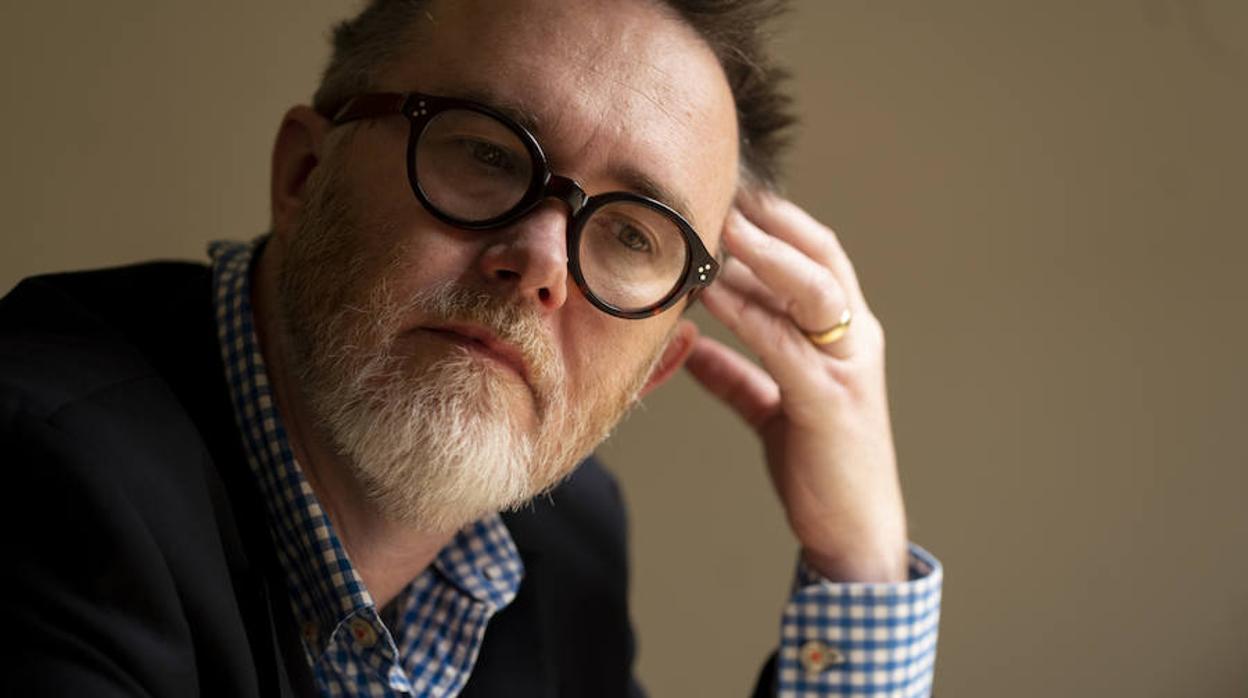 El escritor Rod Dreher durante su reciente visita a Madrid