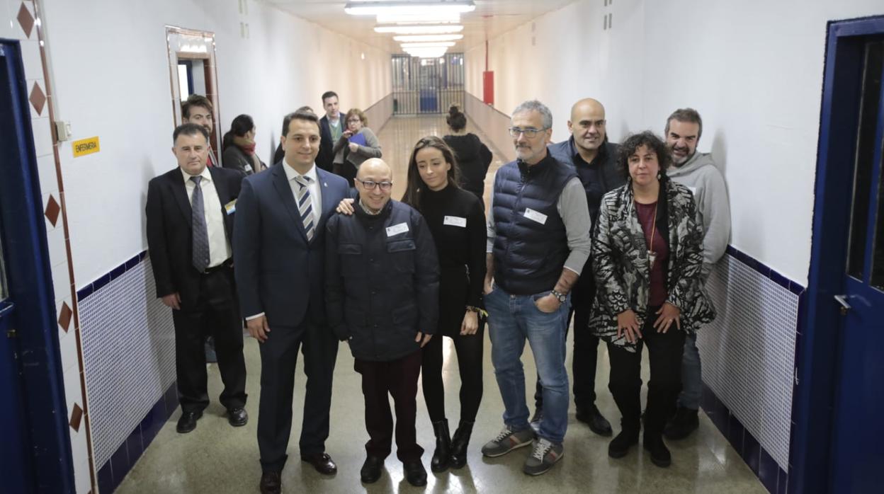 La visita de los protagonistas de «Campeones» ha supuesto todo un acontecimiento en el centro penitenciario