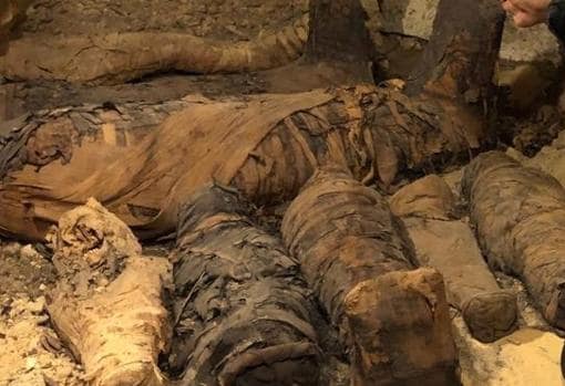 Más imágenes de las momias descubiertas