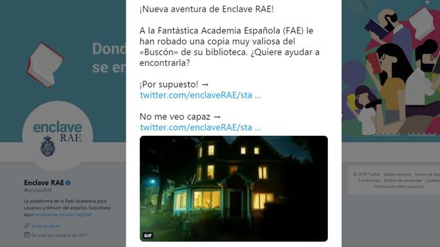 La RAE se hace viral en Twitter con un videojuego lingüístico