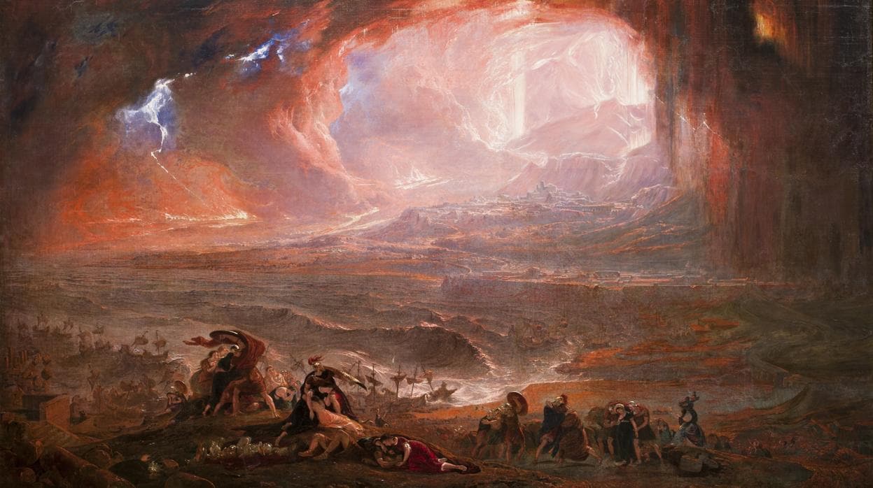 «La destrucción de Pompeya y Herculano», de John Martin (1822)
