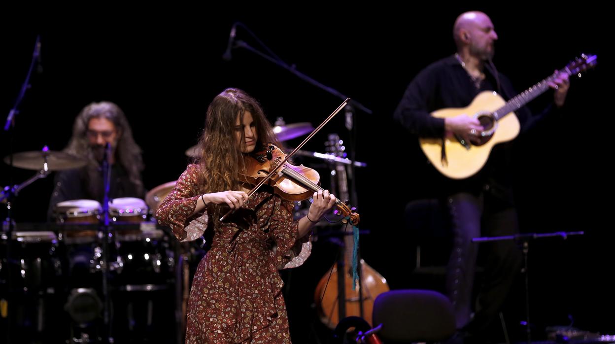 El grupo gallego Luar Na Lubre durante un concierto