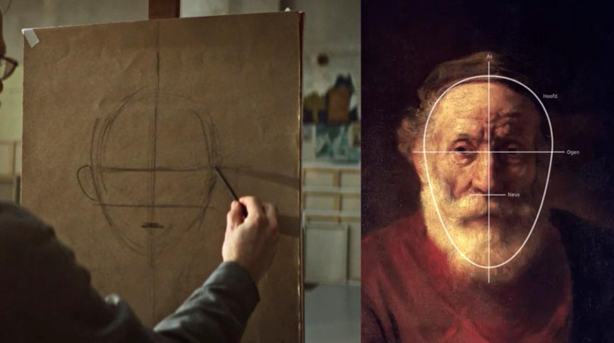 Fotografía facilitada por el Rijksmuseum que este jueves ha presentado la «reconstrucción» de la voz de Rembrandt, con la aplicación de tecnología de datos a sus cuadros, cartas y otros detalles de su vida,