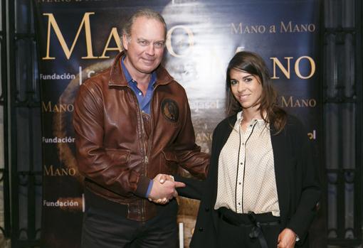 Bertín Osborne y Lea Vicens, mano a mano