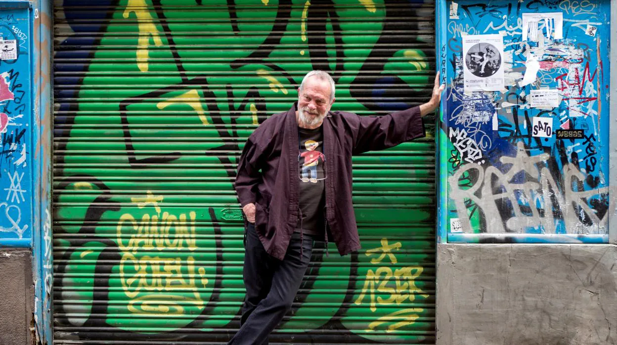 Terry Gilliam, fotografiado en Barcelona