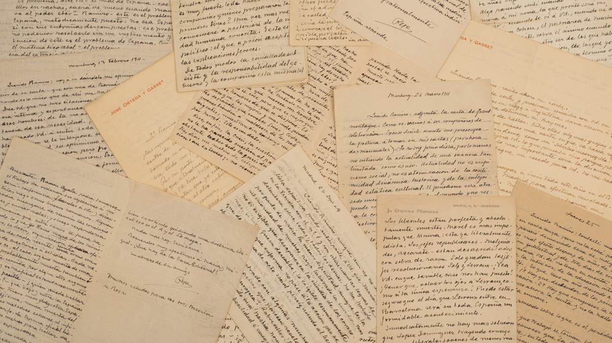 Epistolario entre Ortega y Maeztu que ha adquirido la BNE