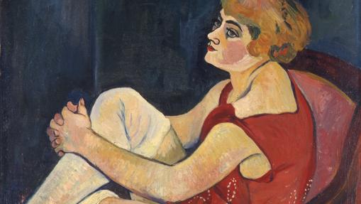 «Mujer con medias blancas» (1924), de Suzanne Valadon (Museo Thyssen)