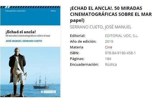 Portada de '¡Echad el ancla!. 50 Miradas cinematográficos sobre el mar'